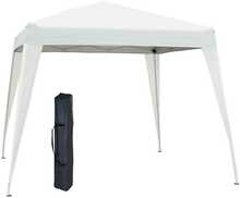 Kokkupandav varikatus Outsunny 2,4x2,4 m, valge