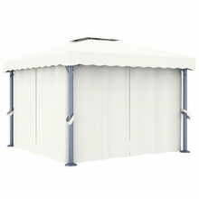 Paviljon kardinatega Soduinamams, 3 x 3 m, kreemjas valge