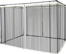 Paviljoni sääsevõrk Outsunny, 3x3 m, must