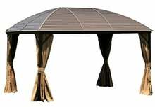Varikatus Home4you Sunset 400x200 cm, pruun