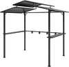 Paviljon Outsunny, 250 x 160 x 250 cm, veekindel, must