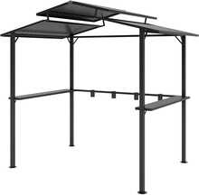 Paviljon Outsunny, 250 x 160 x 250 cm, veekindel, must