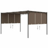Aia varjualune külgkardinaga, 4 x 3 x 2,25 m, pruunikashall