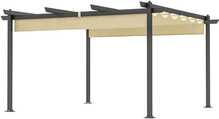 Paviljon Outsunny, 4 x 4 m, beež