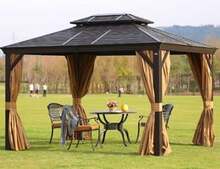 Paviljon Home4you Sunset, 3 x 4 m, pruun