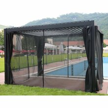 Sääsevõrk varikatusele Home4you Mirador, 3 x 3 m, must