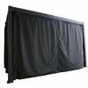 Külgseinad varikatusele Home4you Mirador, 3x3m, must