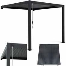 Paviljon Pergola Premium Wall Brevo, 3 x 4 m, antratsiit