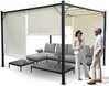Pergola Jokomisiada Para Sole Zona SP0836, 3 x 3 x 2 m, veekindel