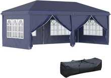 Paviljon Outsunny, 5,85 x 2,95 m, sinine