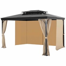 Paviljoni kardinad Vevor, 284 x 305 cm, khaki