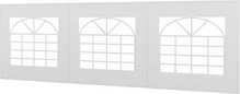 Paviljoni külgsein Outsunny, 6 x 2 m, valge