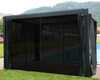 Paviljoni kardinad Home4you Mirador, 3 x 4 m, must