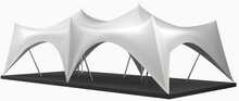 Paviljon Zeltpro Crown, 100 m2, valge