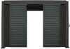 Paviljoni Mirador Home4you lamellseina vahepaneel, 60 x 309 x 2324,5 mm, mustjaspruun puiduimitatsioon