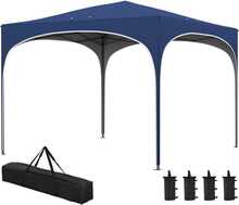 Paviljon Outsunny, 295 x 295 x 255 cm, sinine
