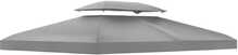 Varukatus paviljonile Outsunny, 3 x 4 m, helehall