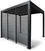 Lamellsein varikatusele Dark Mirador-111, 4 m, tumehall