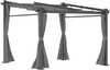 Varikatus Outsunny, 2,97 x 2,95 m, tumehall