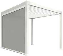 Ruloosein varikatusele Mirador-111, 4 m, valge/helehall