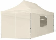 Paviljon X Series, 3 x 4,5 m, seintega, beež