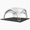 Paviljon Zeltpro, 100 m2, valge