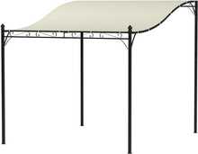 Paviljon Outsunny, 2,5 x 3 x 2,5 m, kreemjas/valge