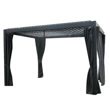 Paviljon Home4you Mirador 3x3x2,5m kardinatega, tumehall