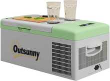 Autokülmik Outsunny 041V90GN, 16 L, 12/24 V DC ja 100-240 V AC