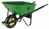 Ühe rattaga käru John Deere, 100 L, must/roheline
