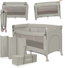 Reisivoodi-mänguaed Lionelo Ellen, beige sand