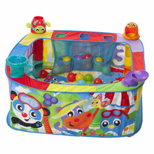 Mängumaneež pallidega Playgro Pop And Drop 0186366, 80 x 80 cm
