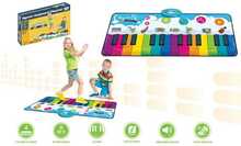 Arendav klaverimatt MADEJ Piano Mat Rainbow 009392, 120 x 46 cm