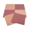 Puslematt BabyTrold Puzzle Play Mat, Rose/Dusty rose, 60 x 60 cm, 6 tk