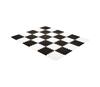 Puslematt Kinderkraft Luno KKMLUNOBLK0000, must, 180 x 150 cm, 30 tk