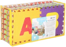 Laste vahtmatt pusle Springos FM0017, 172 x 172 cm, 86 tk
