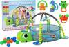 Mängumatt beebidele Lean Toys 3in1 kilpkonn, 96 x 69 cm, 12 tk