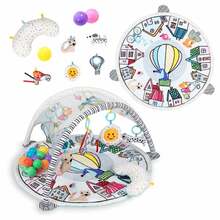 Tegelusmatt QKIDS City 10554328, 80 x 80 cm