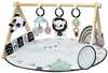 Beebi tegevusmatt Tiny Love DECOR LUXE, must/valge, 90 x 90 cm