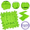 Sensoorne ortopeediline puslematt Woopie Puzzle Snake Green, 6-osaline