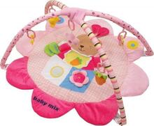 Beebide mängumatt Baby Mix Kiškutis 45511, roosa jänes