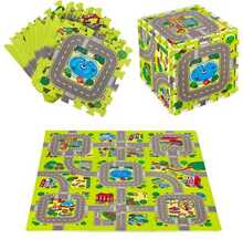 Puslematt NILS FUN MD02, autod, 90 x 90 cm, 9 tk
