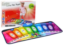 Edukatiivne muusikaline tantsumatt Lean Toys Rainbow Piano