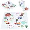 Suur EVA vahtmatt ECOTOYS Farm, 90,5 x 90,5 cm, 21 tk