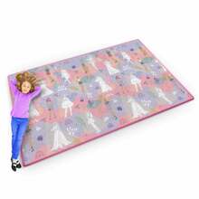 Valtsitud vahtplastist mängumatt RICOKIDS RK-343, 200 x 120 x 0,3 cm