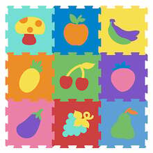 Puslematt Smily Play Fruit SP84355, 29 x 29 cm, 9 tk