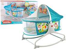Multifunktsionaalne lamamistool-kiik Lean Cars Rocker 2in1, 85x70x50 cm, sinine