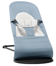 Lamamistool Babybjorn Bouncer Balance Cotton/Jersey, 005045, Soft Blue/Grey