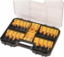Freesiterade komplekt DeWalt DT90017-QZ, 22 tk