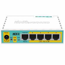 Mikrotik hEX PoE lite juhtmega ruuter valge